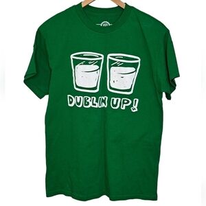 MAD ENGINE • Novelty Tee • "Dublin Up!" • 100% Cotton • EUC • Medium